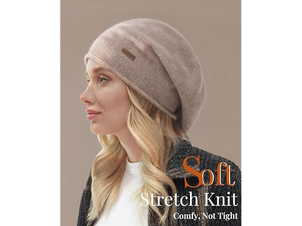 FURTALK Slouchy Beanie-Mixed Brown