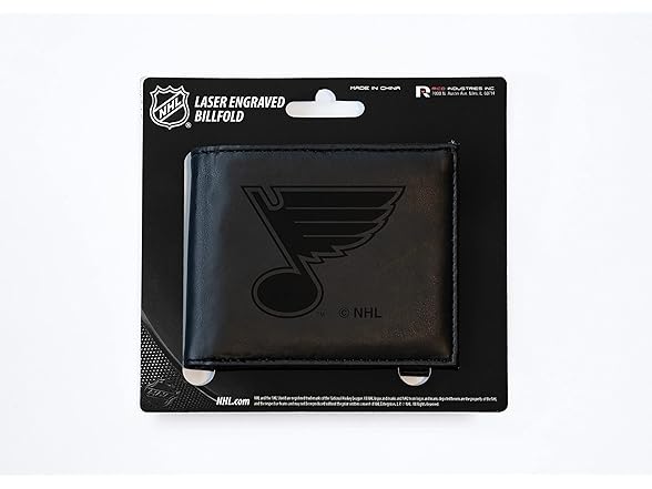 BLUES Laser Engraved Wallet