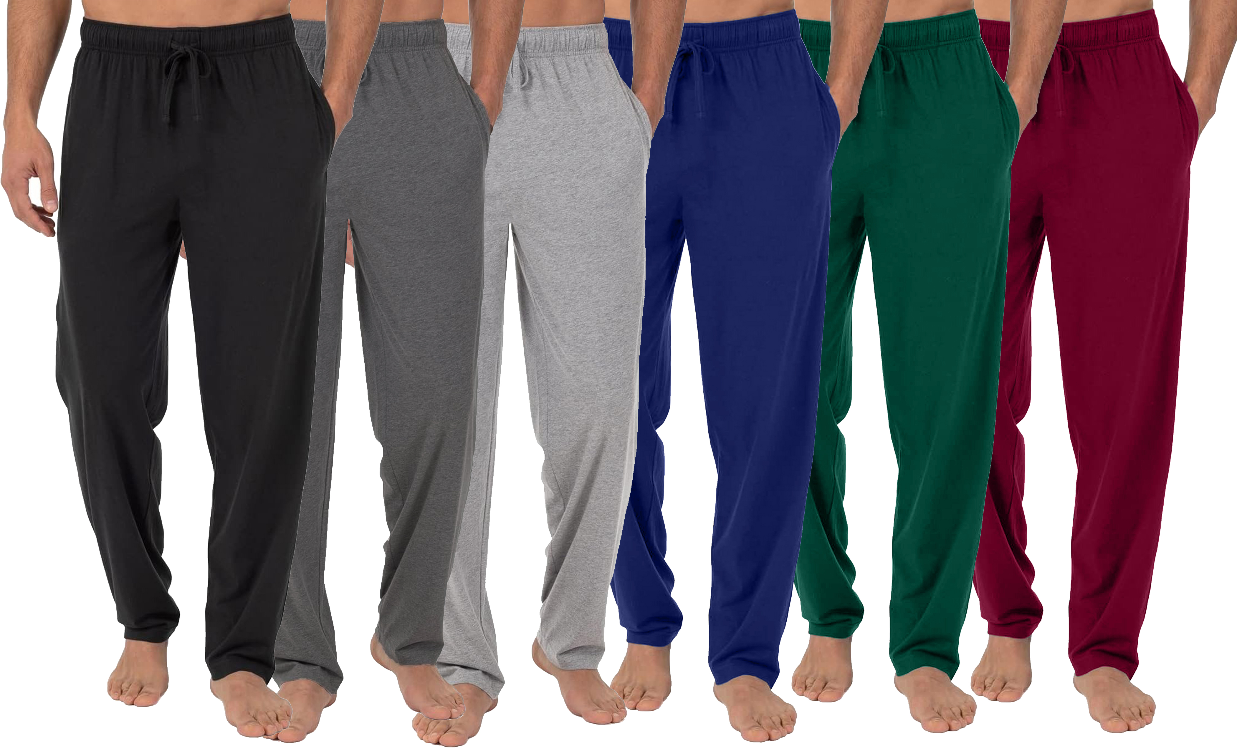 3Pk Mens Classic Lounge Pants - Gallery 8