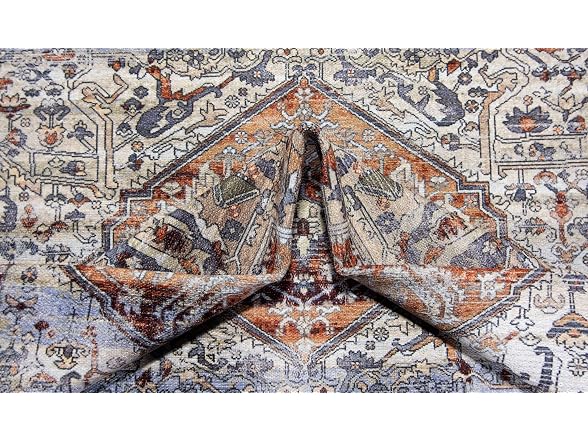 L'Baiet Sasha Coral Distressed 8x10 Area Rug