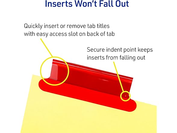 Avery Insertable Dividers for 3 Ring Binders