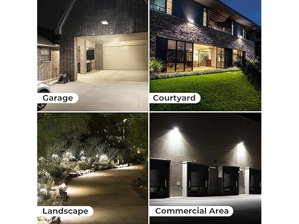 CINOTON 65W LED Outdoor Flood Lights