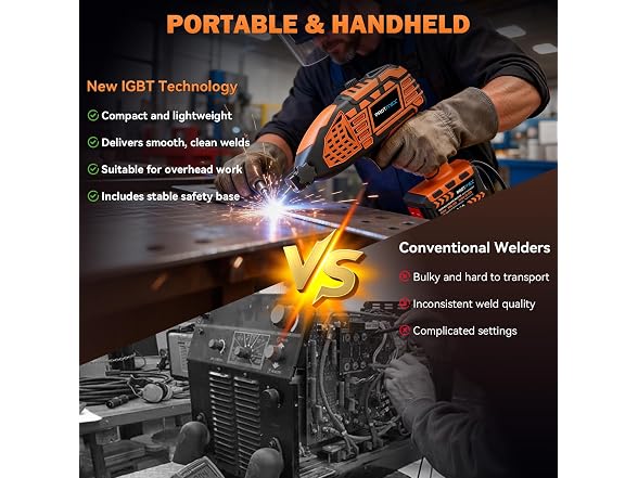 PROTMEX Display Handheld Welder