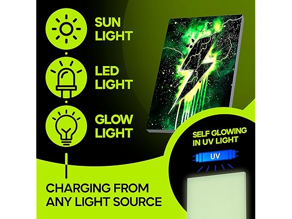 Acmelight Glow in The Dark Canvas Board