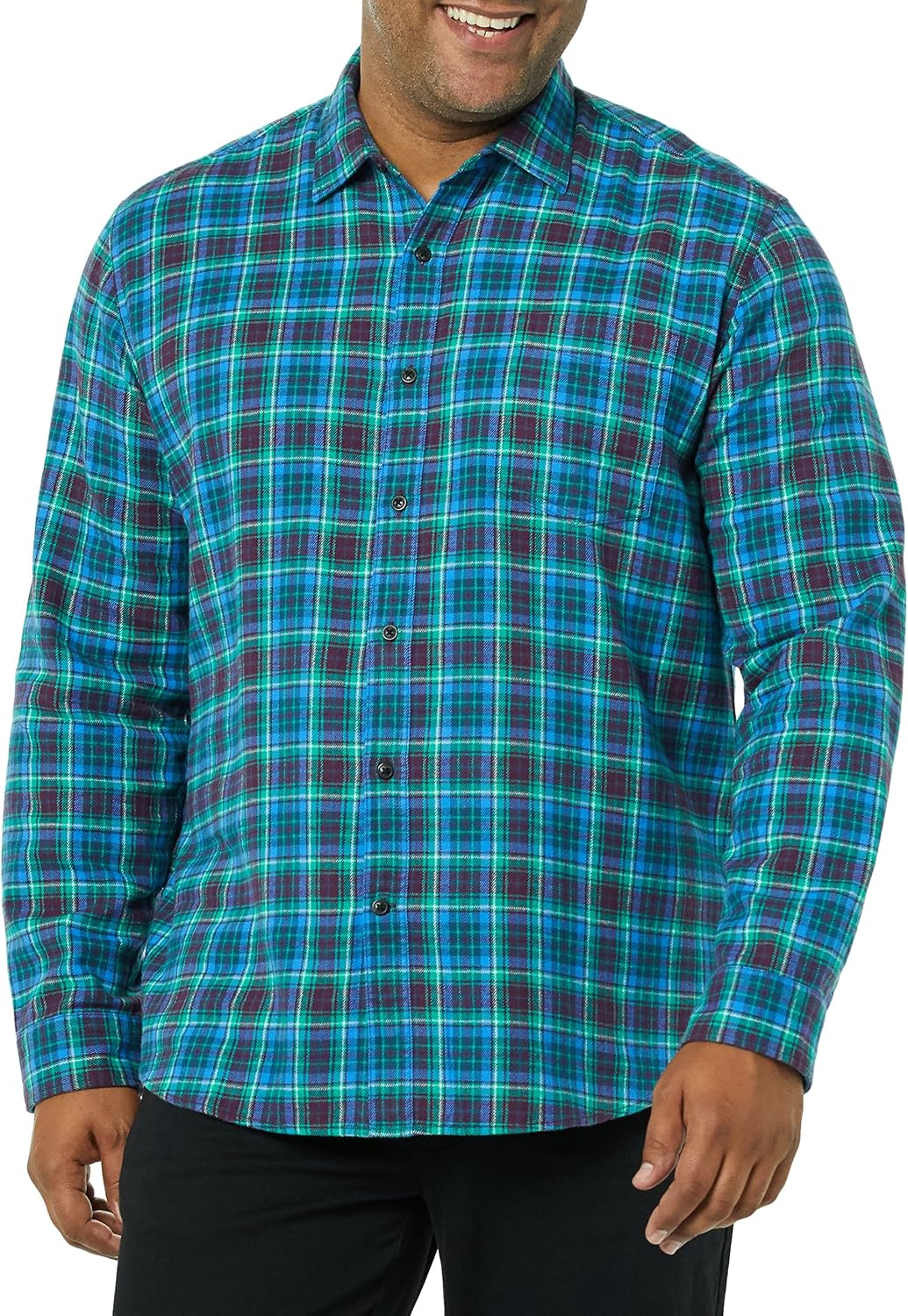Amazon Essentials Men Long-sleeve Flannel Shirt - Gallery 24