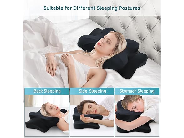 DONAMA Cervical Pillow All Black