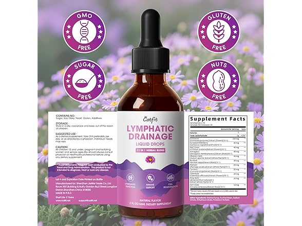 Catfit Lymphatic Drainage Drops