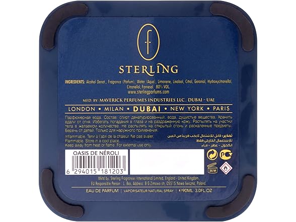 Oasis De Neroli by Flavia for Unisex - 3 oz EDP Spray