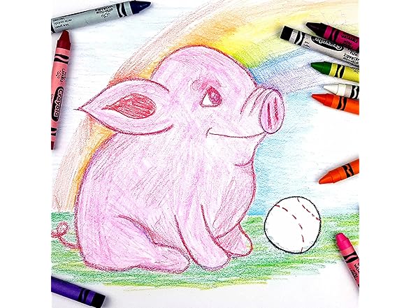 Crayola Ultra Clean Washable Crayons, Large 16Count