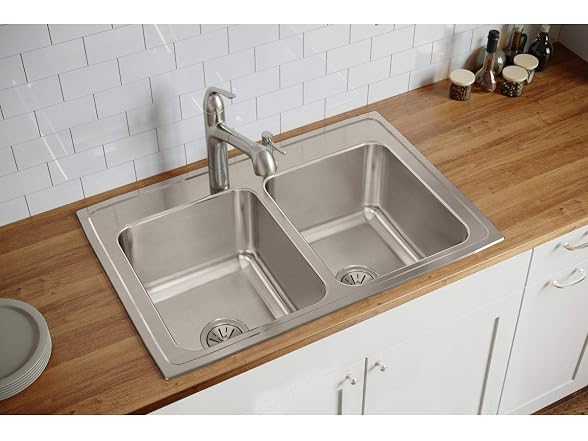 Elkay Equal Double Drop-in Stainless 33"