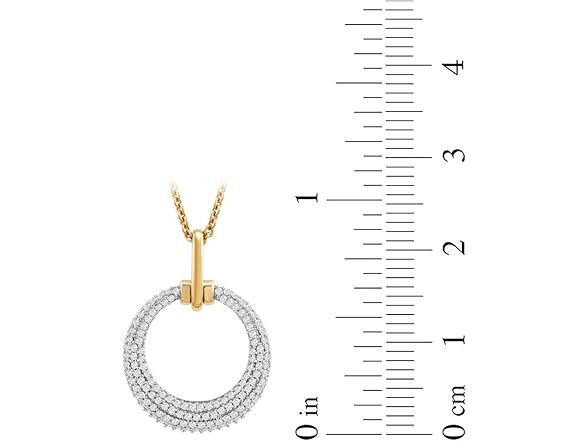 Amazon Essentials Diamond Circle Pendant