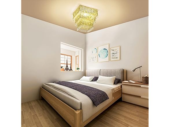 Waneway 3 Tier Chandelier Shade Gold