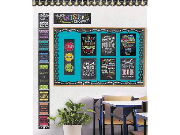 CTP Dotted Swirl EZ Border for Classroom Bulletin Board Border