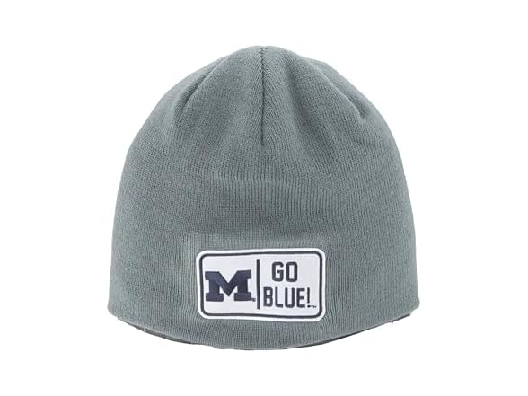 WOLVERINES Beanie Edge Patch Defer Gray