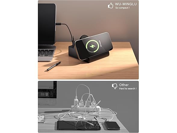 WU-MINGLU Wireless 8-Ports 80W Charging Station
