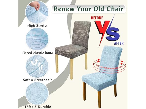 Oloepfo Chair Covers for Dining Room