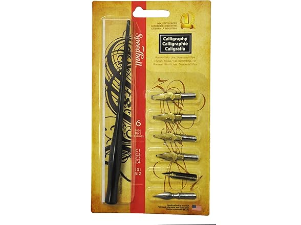 Speedball Basic Calligraphy Set, Set of 7