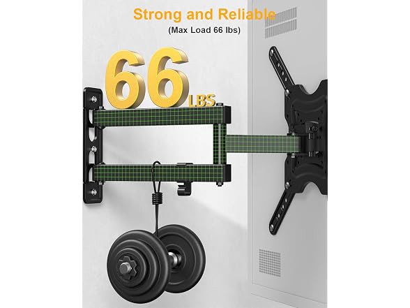 XVCAS Full Motion TV Wall Mount