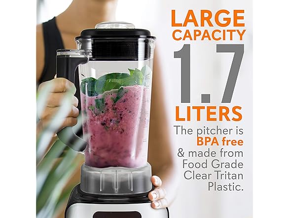 NutriChef Digital Electric Kitchen Countertop Blender