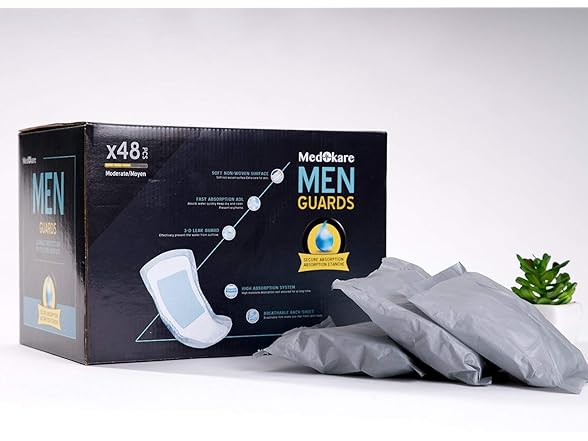 Medokare 48 Pack Mens Incontinence Pads