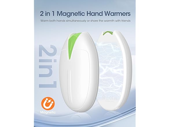 Hand Warmers Rechargeable, 2 Pack