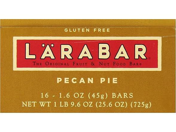 16CT Larabar Pecan Pie, Gluten Free Vegan Fruit & Nut Bar