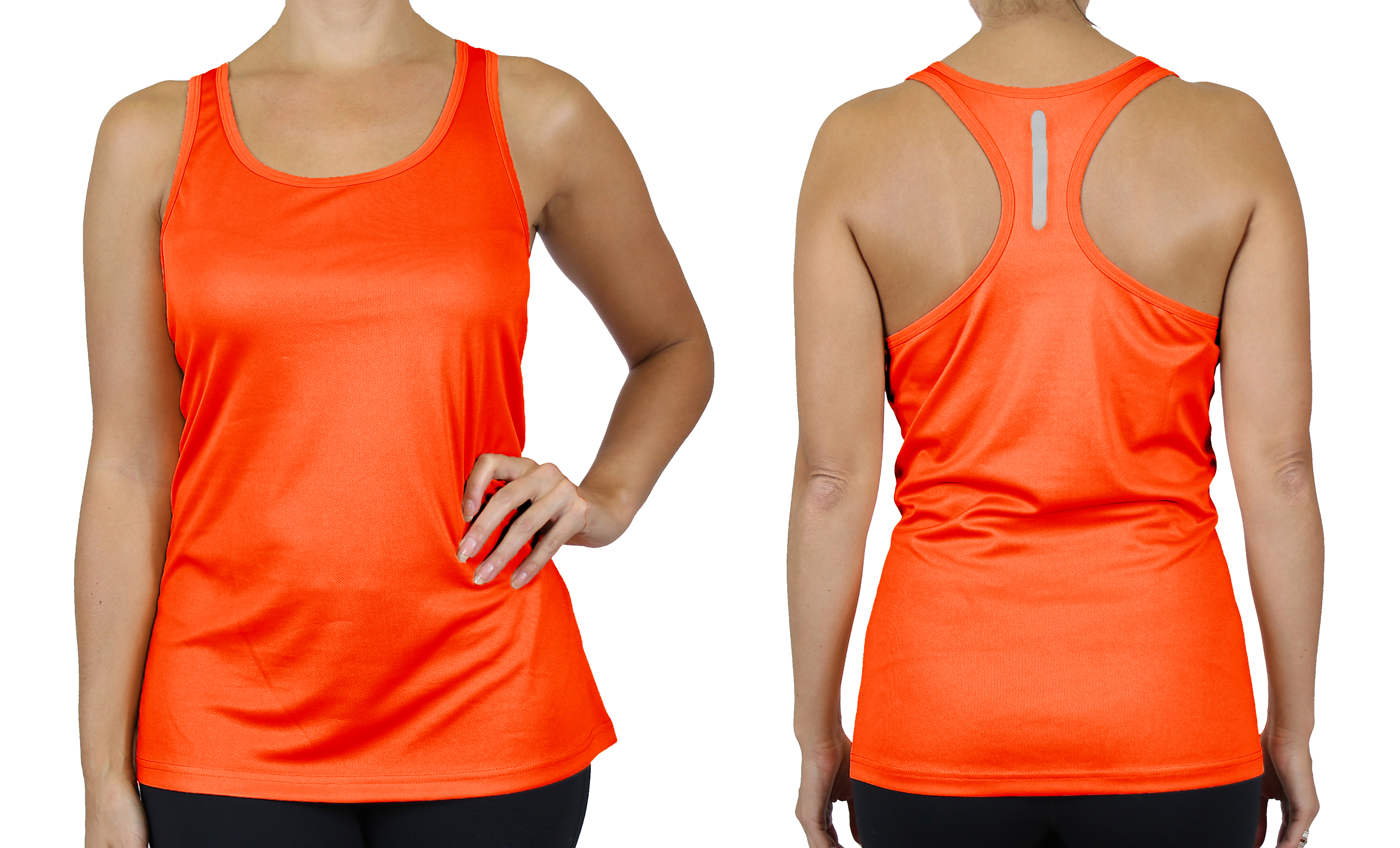 5Pk Asst Womens Active Racerback Tank (S-3XL) - Gallery 24