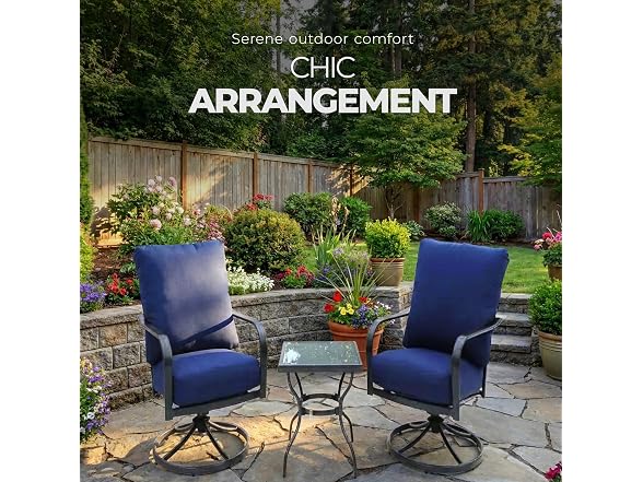 Four Seasons Courtyard Brookfield 3 Piece Deep Seating Furniture
