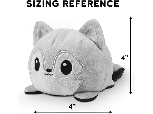 TeeTurtle - The Original Reversible Wolf Plush