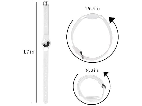 SaharaCase Silicone Dog Collar for Apple AirTag