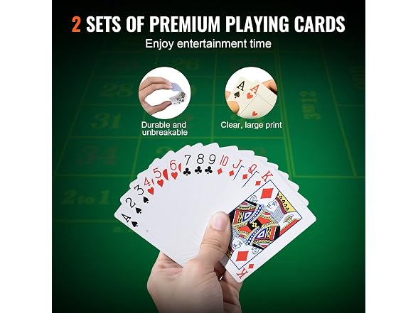 VEVOR Poker Chip Set, 500-Piece Poker