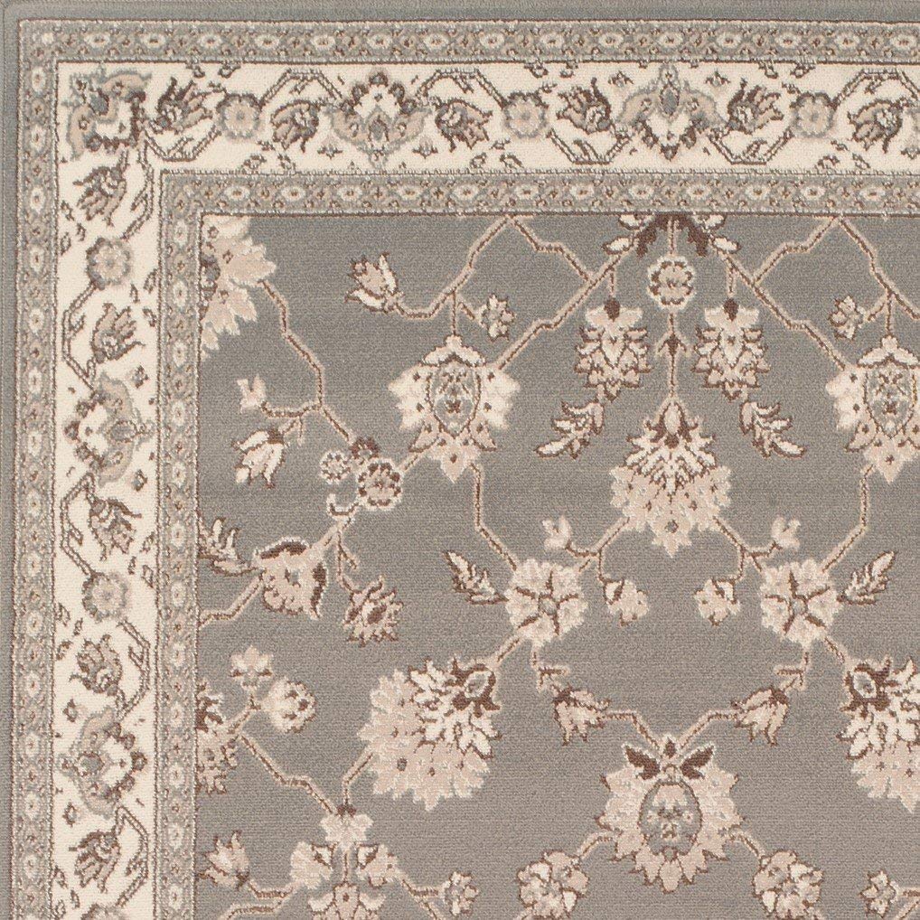 Superior Kingfield Traditional Floral Indoor Area Rug, 5'x8', Black - Gallery 12