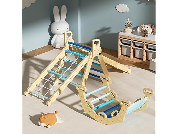 BlueWood  8-in-1 Pikler Triangle Set