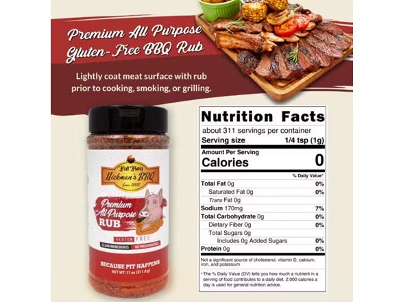 (3pk) Fat Boy Hickman’s BBQ Rubs Variety Pack