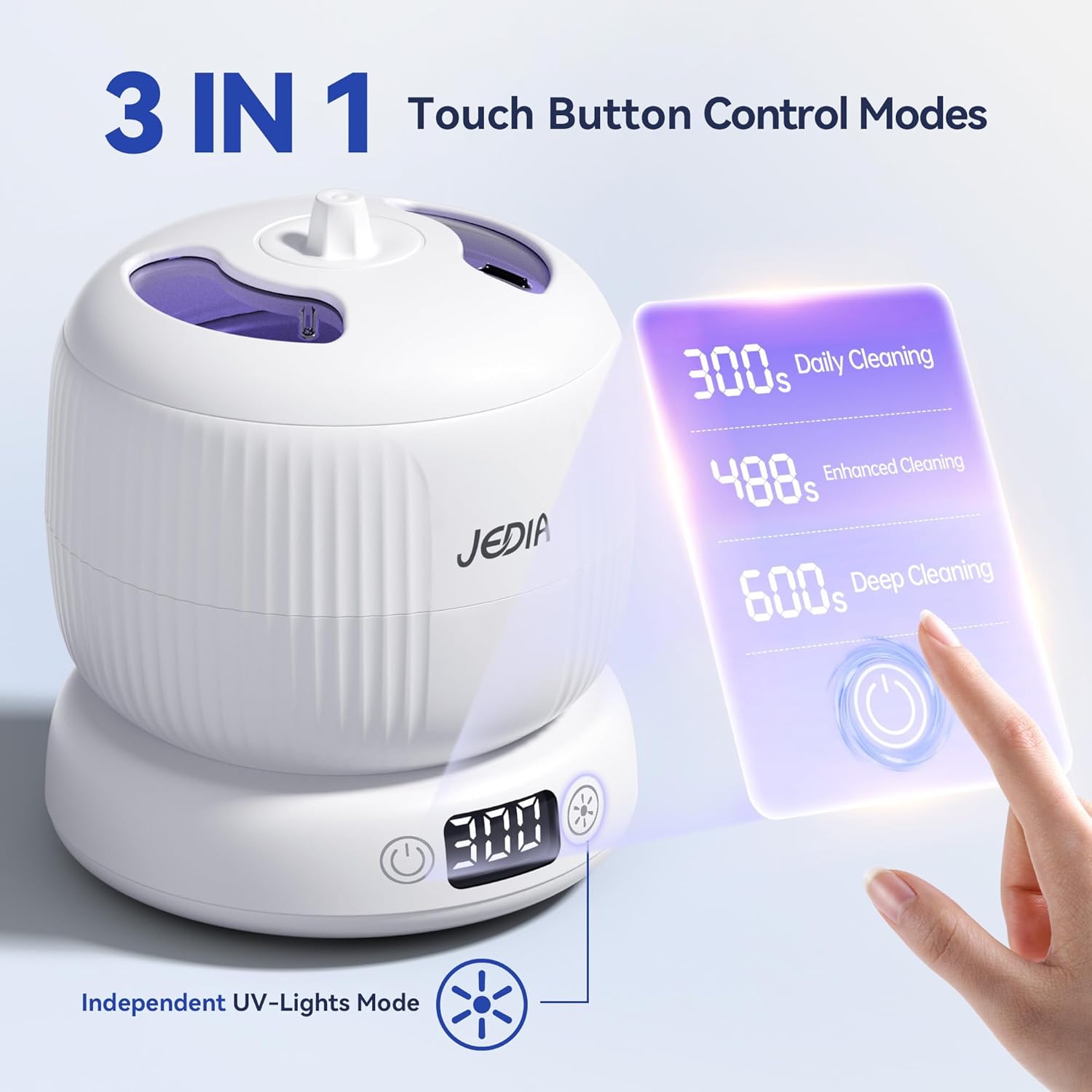 Ultrasonic Retainer Cleaner 45kHz 4-Mode - Gallery 14