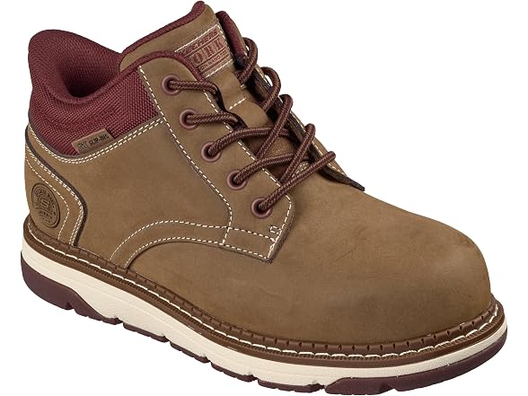 Skechers Work Flex Boot Fallow Slip Resistant Lace-Up Boot