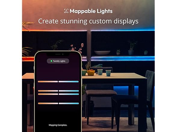 Twinkly Line Extension Kit Adhesive, Magnetic Light Strip