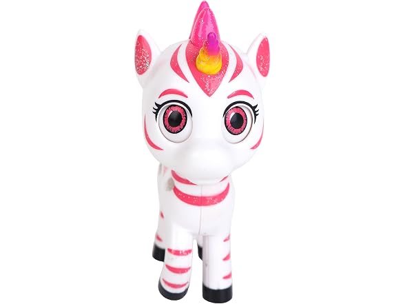 Zoonicorn Emoteez - Aliel Pink Unicorn - Light up Horn Toy Figure