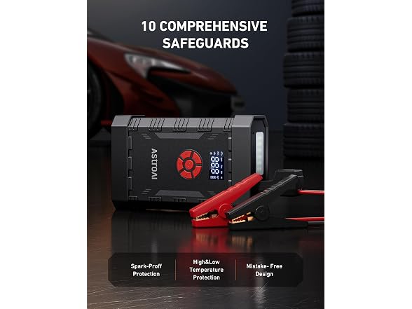 AstroAI A30 Jump Starter Tire Inflator