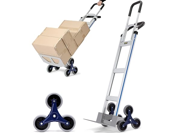 Stair Climbing Cart, 550 lbs Load Capacity