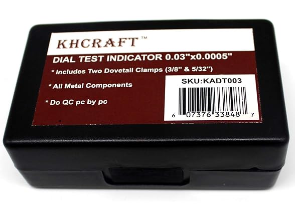 KHCRAFT Dial Test Indicator w/Clamps