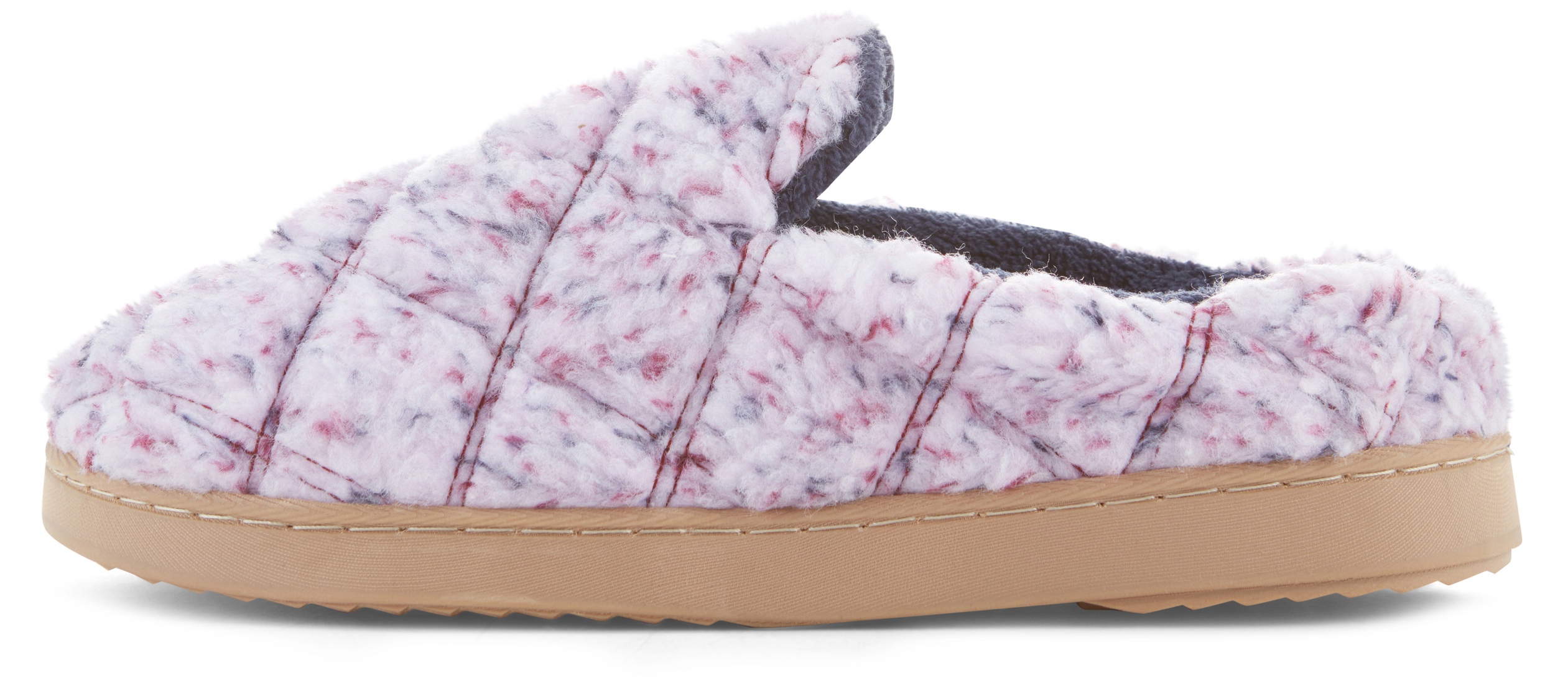 Floopi Womens Sherpa Fur Quilted Slippers - Gallery 17