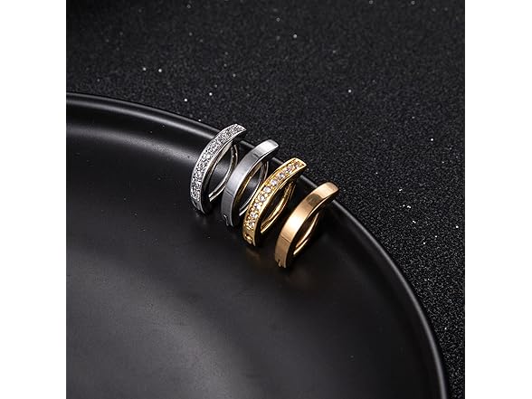 Faiwuoi 14G Clicker Belly Button Ring