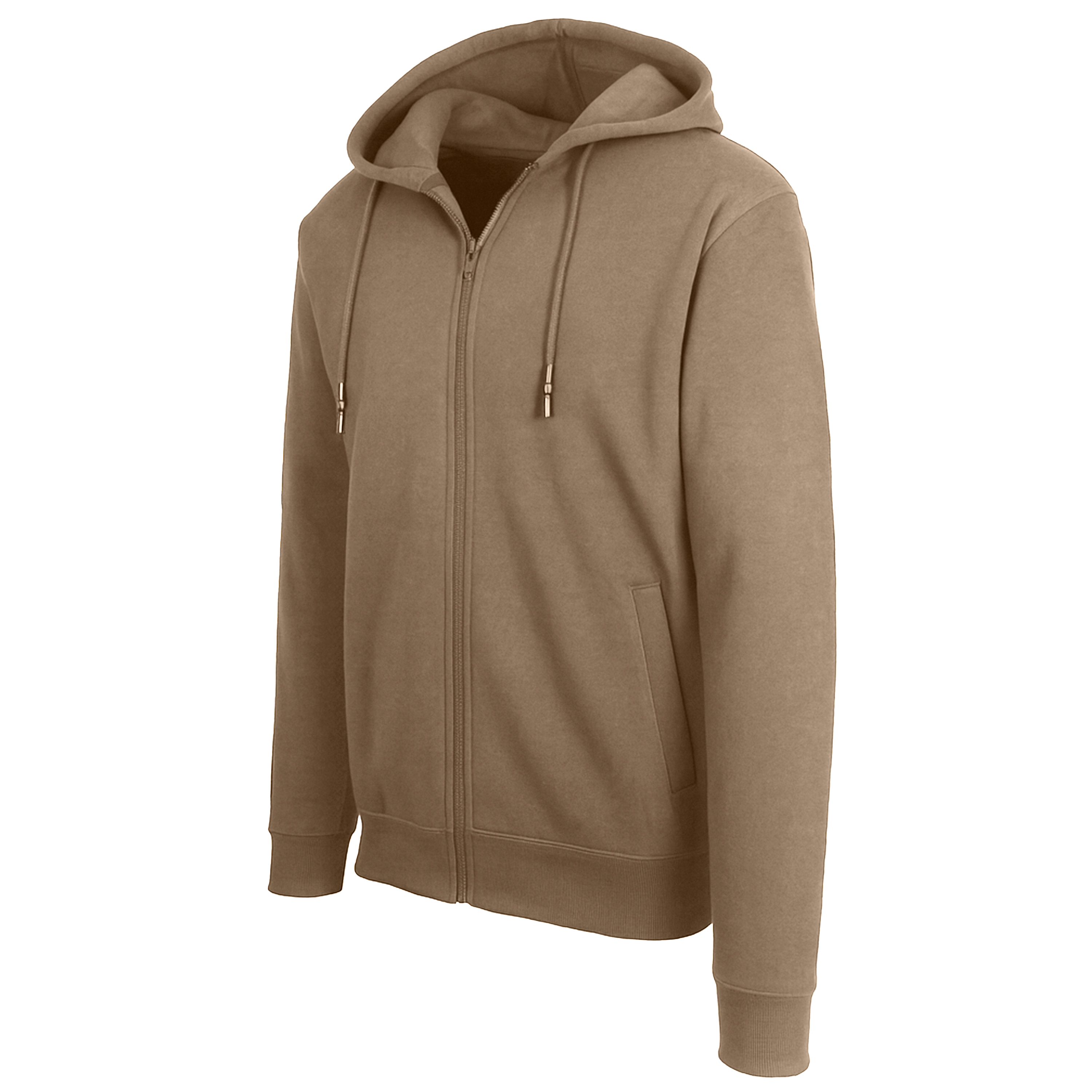 Mens Classic Fleece-Lined Zip Hoodie (M-3XL) - Gallery 34