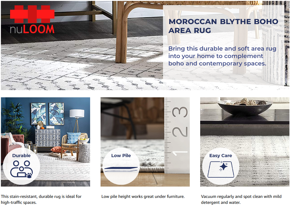 nuLOOM Moroccan Area Rug 5x7 - Gallery 14