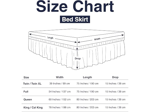 Casual Living Ruffled Wrap-Around Bed Skirt