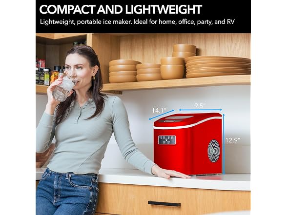 Whynter Compact Portable Ice Maker, 27 lb. Capacity