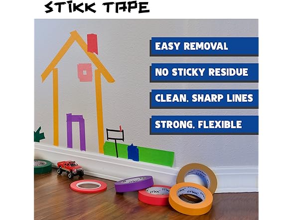 STIKK Blue Painters Tape 24 Count