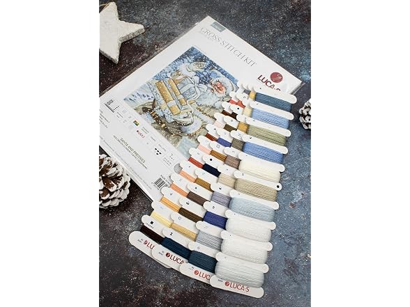 Luca-S Cross Stitch Kit Santa and Pressies - Gallery 3
