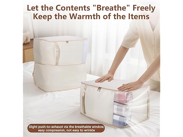 Comforter Storage Bag, Large Capacity